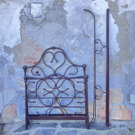 LETTO IN FERRO ANTICO inizio 900 - Foto 3