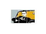 Quadro di James Bond dipinto a mano pop art