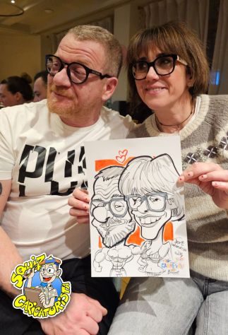 Caricaturista per matrimoni ed eventi. Caricature dal vivo in 3 minuti - Foto 2