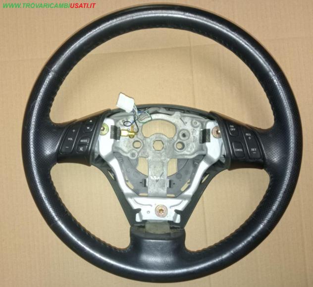 VOLANTE NERO IN PELLE CON COMANDI MAZDA 5 (CR)