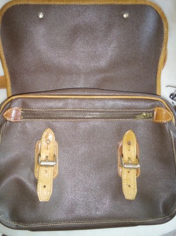 Borsa Trussardi a tracolla con finiture in cuoio - Foto 2