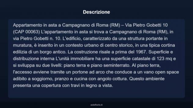 Immobile in asta di 123 m² in vendita a Campagnano di Roma - Foto 4