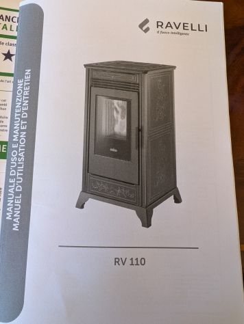 STUFA A PELLET MODELLO RAVELLI RV 110 - Foto 4