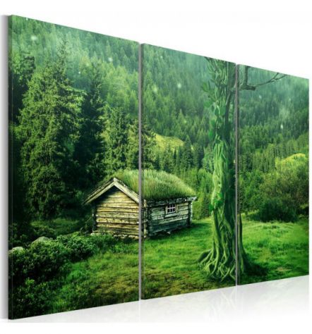 Quadro Casa Nella Foresta ARREDALACASA