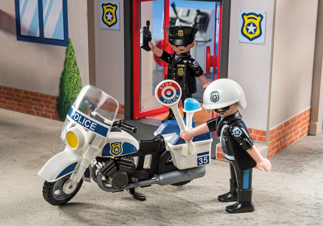 PLAYMOBIL 5299 VALIGETTA STAZIONE POLIZIA+6877 POLIZIOTTO - Foto 6