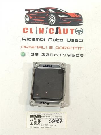 CENTRALINA MOTORE ALFA ROMEO 147 Serie (937) 0261206714 1279H03310 AR32104 benzina 1598 (0005) - Foto 3