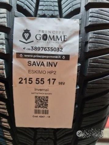 2 gomme 215 55 17 sava inv a4247 - Foto 2