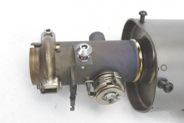 YAMAHA YZF R6 2C0147530200 MARMITTA SILENZIATORE SCARICO RJ11 06 - 07 TITANIUM MUFFLER SILENCER LEGGERI SEGNI - Foto 9