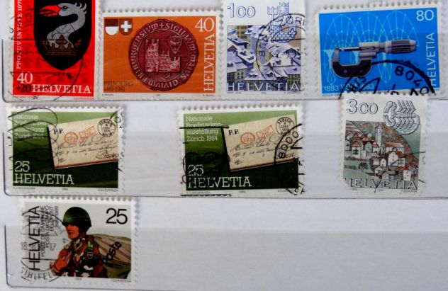Lotto francobolli SVIZZERA dal 1914 al 1989 - Foto 3