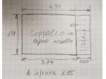 Soppalco in legno massello come nuovo vendesi