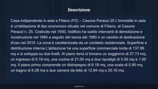 Immobile in asta di 137 m² in vendita a Filiano - Foto 16