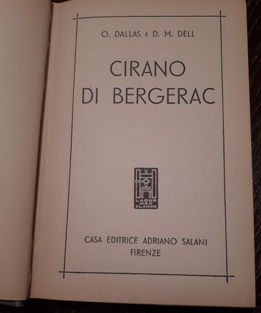 Cirano di Bergerac, O. DALLAS e D.M. DELL, A. Salani 1949. - Foto 5