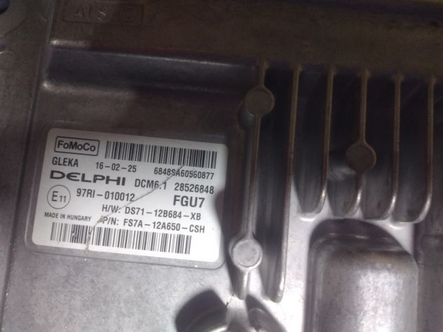 Centralina Motore Iniezione ECU DELPHI DCM6.1 FORD 28526848 UNITÀ DI CONTROLLO - Foto 7