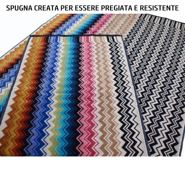 Missoni set spugne 8 pezzi , 4 asciugamani + 4 ospiti misure max - Foto 6