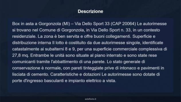 Immobile in asta di 27 m² in vendita a Gorgonzola - Foto 8