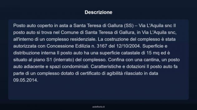 Immobile in asta di 15 m² in vendita a Santa Teresa Gallura - Foto 4