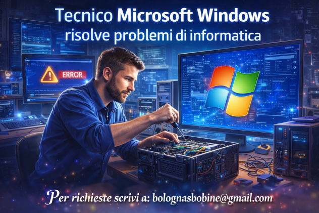 Tecnico PC a Bologna: Problemi Informatici Li Risolvo IO!!!