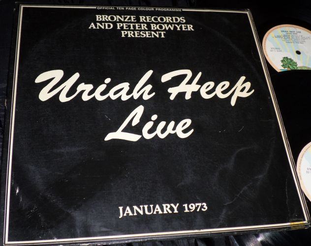 URIAH HEEP - Live January 1973 - 2 x LP / 33 rpm 1973 1° Stampa Italy Island