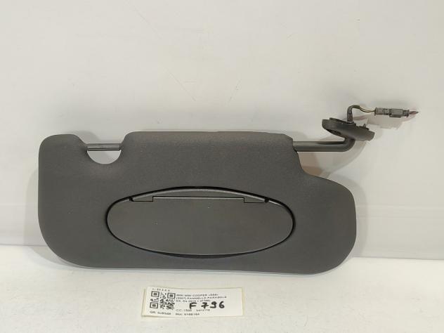 PARASOLE ALETTA LATO PASSEGGERO MINI Cooper 2° Serie 51167361834 6905977 N16B16A (0613) - Foto 2
