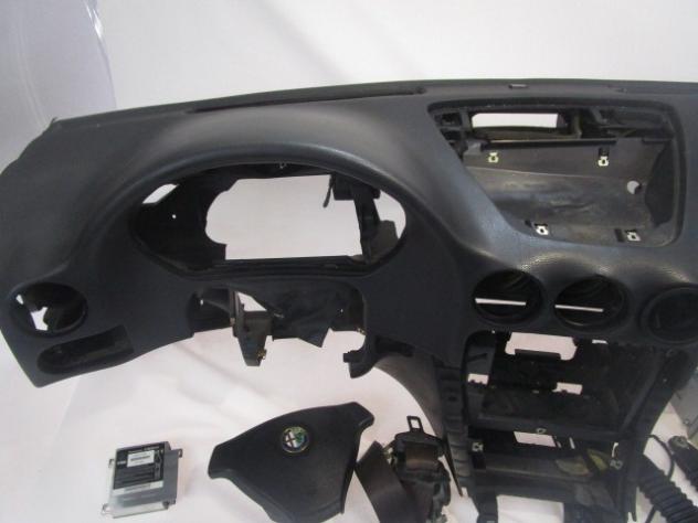 60671766 KIT AIRBAG COMPLETO ALFA ROMEO 166 2.4 D 103KW 6M 4P (2001) RICAMBIO USATO CON PRETENSIONATORI CINTURE DI SICUREZZA, CENTRALINA AIRBAG, AIRBA - Foto 4