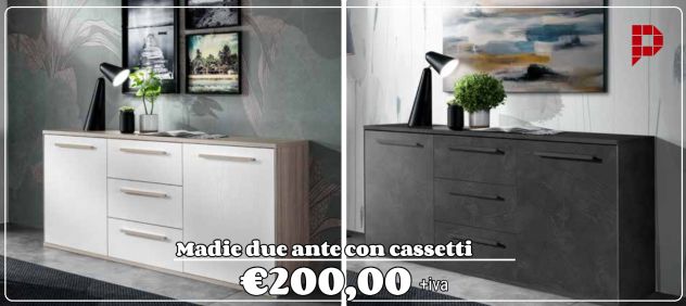 Madia 2 ante con cassetti - PROMO
