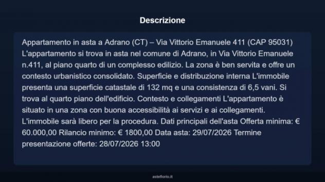 Immobile in asta di 132 m² con più di 5 locali in vendita a Adrano - Foto 16