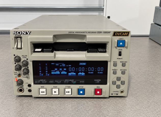 Sony DSR 1500AP lettore cassette dvcam minidv versione aggiornata AP dv cam