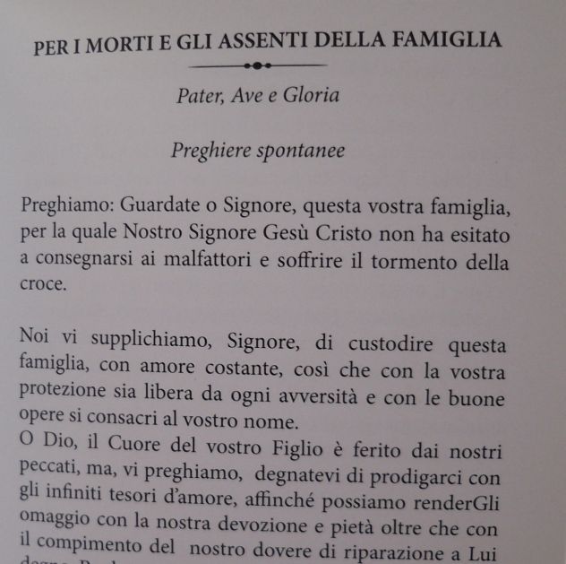 INTRONIZZAZIONE DOMESTICA PREGHIERE DI GESU' GIUSEPPE MARIA - Foto 3