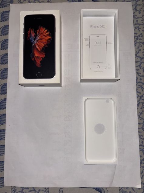SCATOLA SENZA SMARTPHONE+ISTRUZIONI OTTIME CONDIZIONI ORIGINALE APPLE IPHONE 6S - Foto 8
