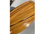 T31 Nastro in pelle a vegetale anilina Giallo H 15 mm - L 150 mt