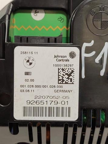 QUADRO STRUMENTI BMW Serie 5 Touring (F11) 9265179 25811511 N47D20C (10) - Foto 3