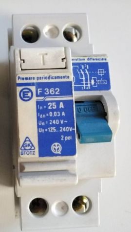 STOTZ INTERRUTTORE differenziale F 362 - impianto elettrico VINTAGE - Foto 2