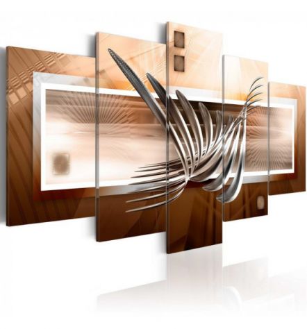 Quadro Artiglioso Beige 100x50 E 200x100 ARREDALACASA