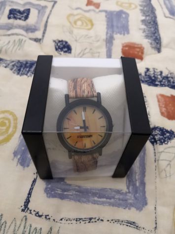 Orologio Mood effetto legno da polso uomo NUOVO - Foto 2