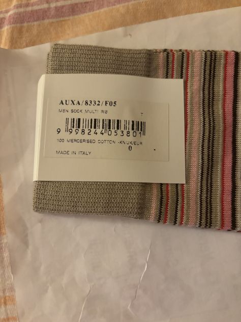 CALZE NUOVE CON CARTELLINO DA UOMO FIRMATE ORIGINALI PAUL SMITH,MADE IN ITALY - Foto 10