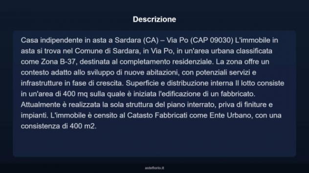 Immobile in asta di 400 m² in vendita a Sardara - Foto 4
