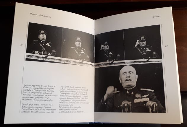MUSSOLINI ALBUM DI UNA VITA, Mario Cervi, 1^ Ed. 1992. - Foto 4