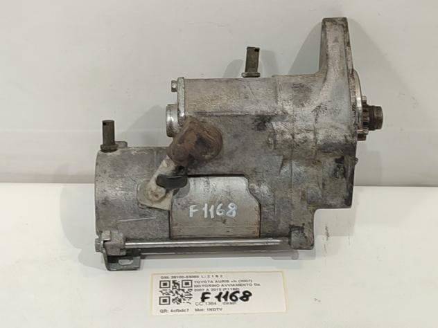 MOTORINO D' AVVIAMENTO TOYOTA Auris Serie (E150) 28100-33080 1NDTV diesel 1364 (0712)