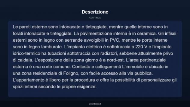 Immobile in asta di 106 m² in vendita a Foligno - Foto 6
