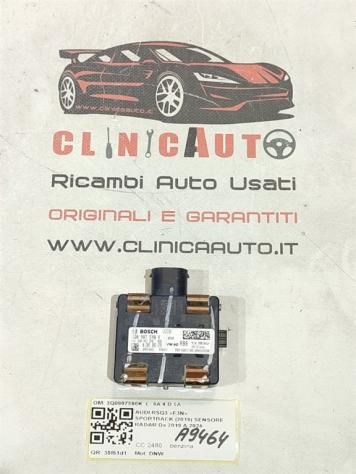 CENTRALINA SENSORE RADAR POSTERIORE SINISTRO AUDI Q3 RSQ3 Sportback Serie (F3N) 3Q0907590K PSX 0203303191 DNW benzina 2480 (19) - Foto 2