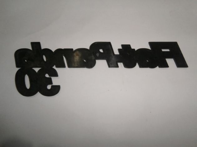 Scritta logo targhetta portellone posteriore Fiat panda 30 REAR PLATE FIAT PANDA - Foto 2