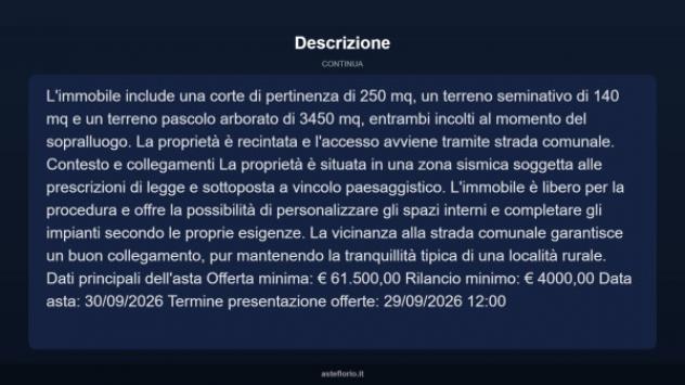 Immobile in asta di 250 m² in vendita a Fiuminata - Foto 12