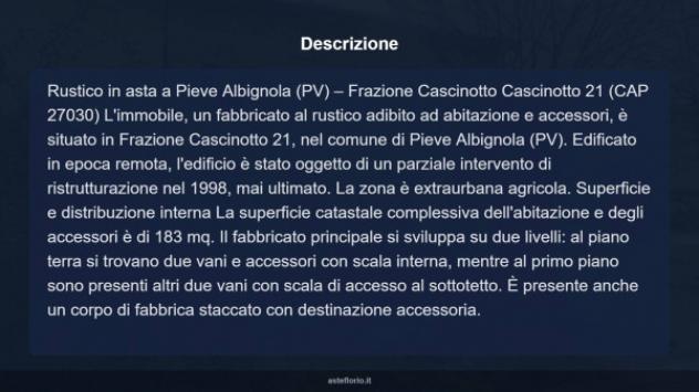 Immobile in asta di 183 m² in vendita a Pieve Albignola - Foto 13