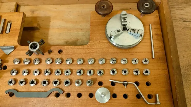 Tornio da orologiaio 8mm, dotazione completa di fabbrica - Foto 10