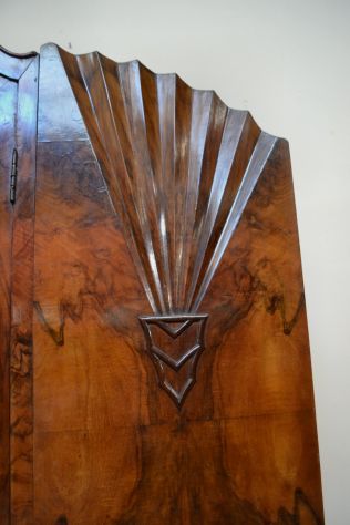 Armadio tre ante stile Art Déco degli anni 50 - Foto 8
