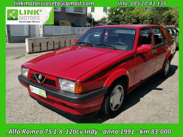 ALFA ROMEO 75 1.8 IE 120cv Indy - Conservata rif. 23333596