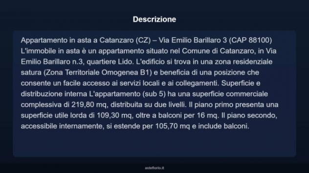 Immobile in asta di 219 m² in vendita a Catanzaro - Foto 4