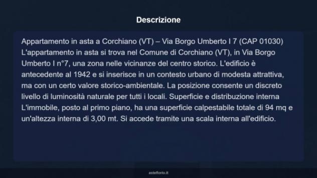 Immobile in asta di 94 m² con più di 5 locali in vendita a Corchiano - Foto 12