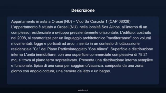 Immobile in asta di 78 m² in vendita a Orosei - Foto 5