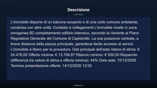 Immobile in asta di 56 m² in vendita a Capistrello - Foto 15
